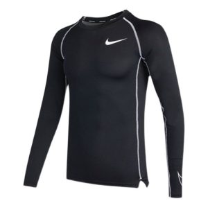 Nike Pro Dri-fit Athleisure Casual Sports Round Neck Long Sleeves Black DD1991-011
