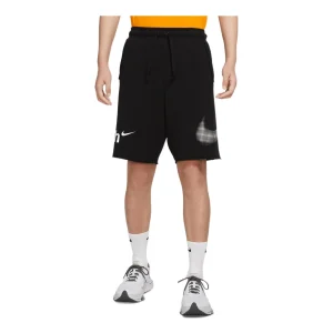 Nike Casual Sports Large Logo Printing Shorts Black DX6310-010