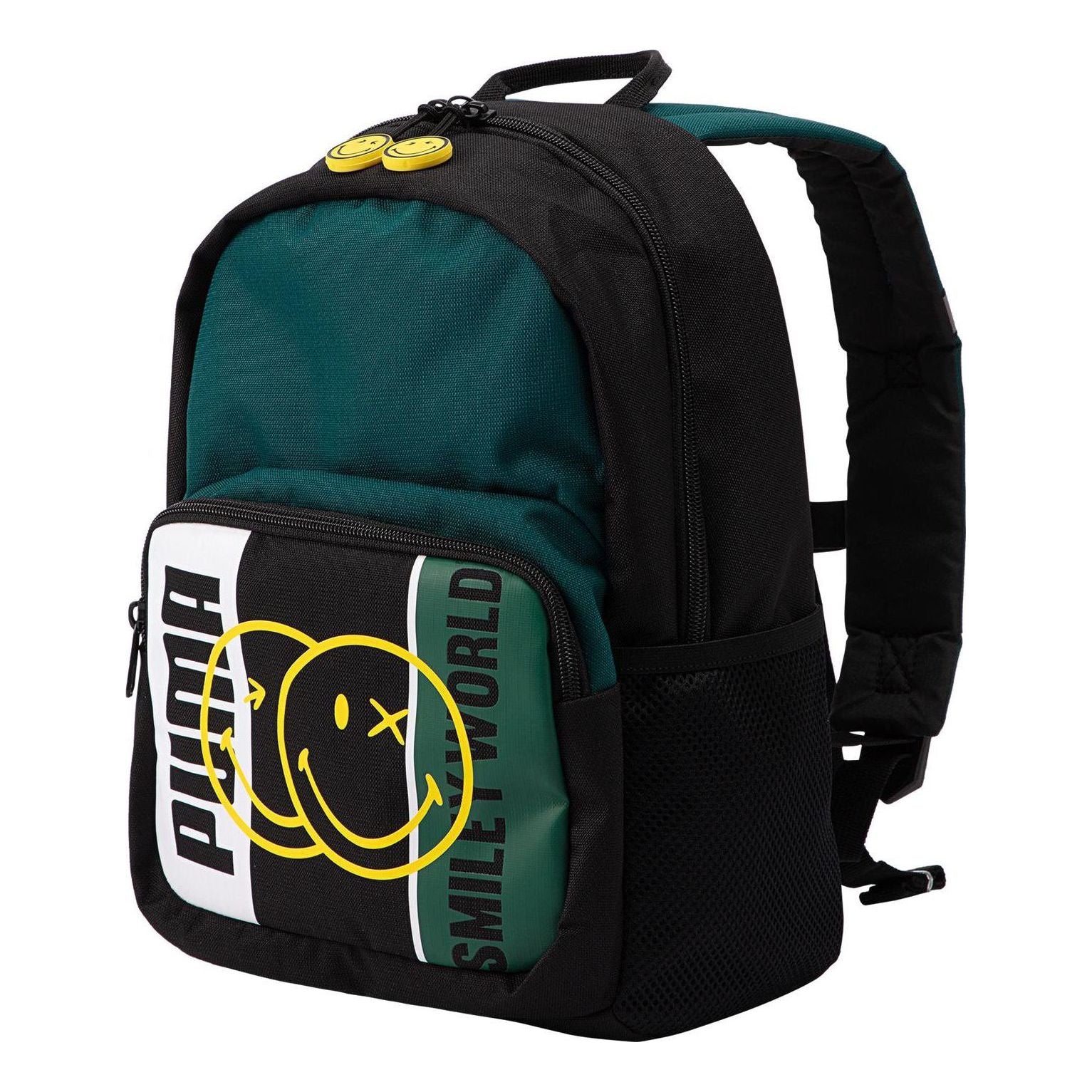 (GS) PUMA x Smileyworld Backpack 'Green Yellow Black' 079201