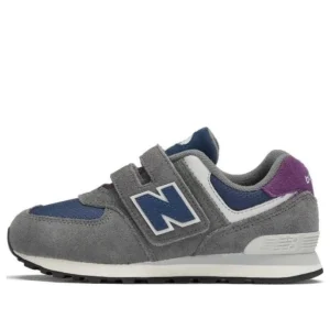(PS) New Balance 574 Hook & Loop 'Castle Grey Navy Blue' PV574KGN