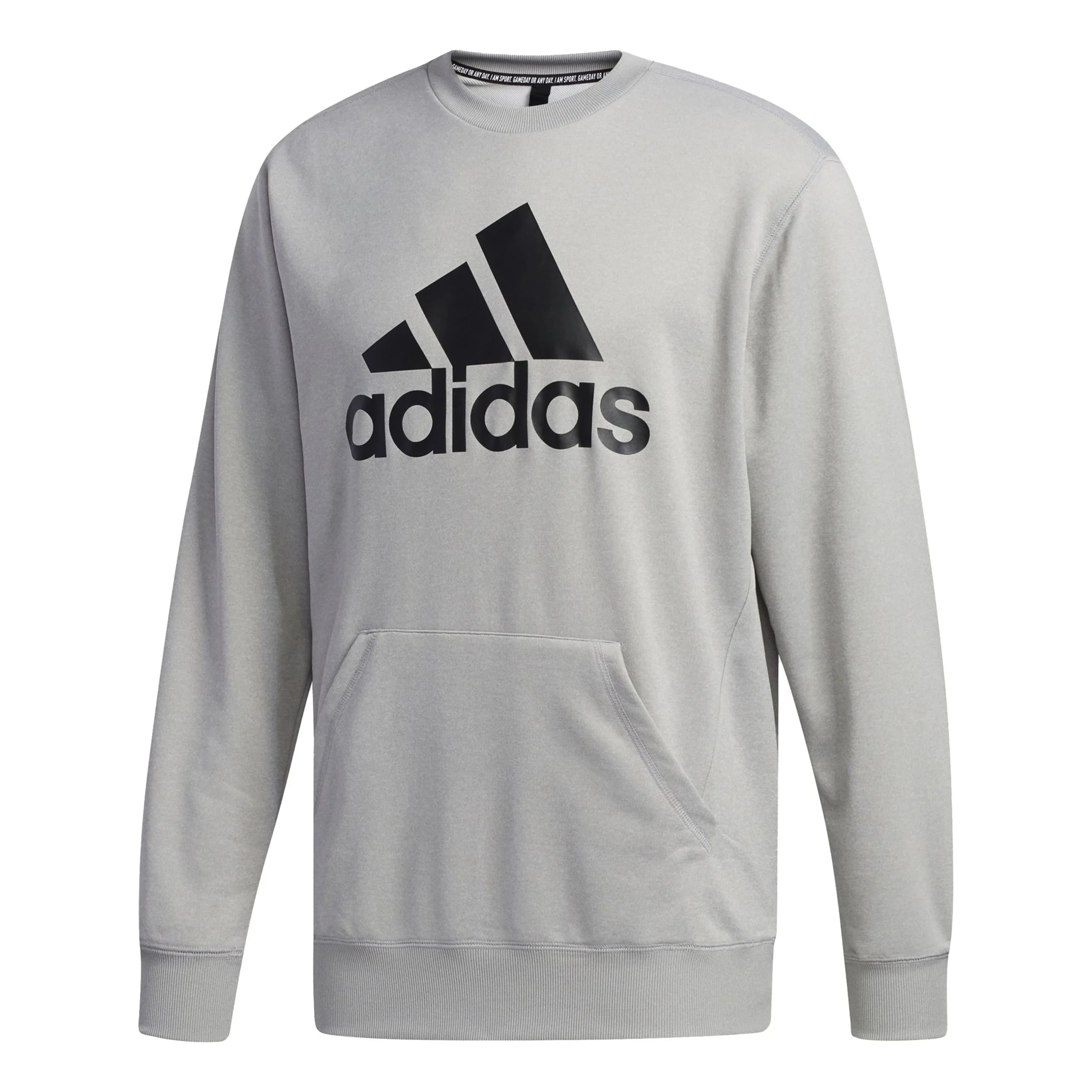 Men's adidas MH SW Crew 20 Logo Sports Gray FM5343