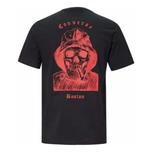 Converse Skull Art T-Shirt Asia Sizing 'Black' 10018380-A03