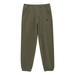 New Balance Logo Casual Sport Joggers Asia Sizing 'Olive Green' AMP24383-DMO