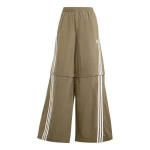 (WMNS) adidas Adilenium Season 2 Oversized Zip-Off Track Pants Asia Sizing 'Olive Strata' JM9255
