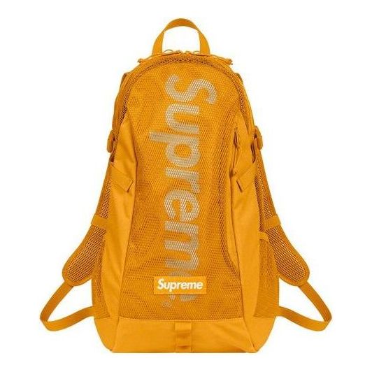 Supreme Backpack 'Yellow White' SUP-SS20-013