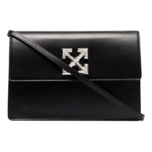(WMNS) Off-White Jitney 1.0 Crossbody Bag 'Black' OWNA091E197190771000