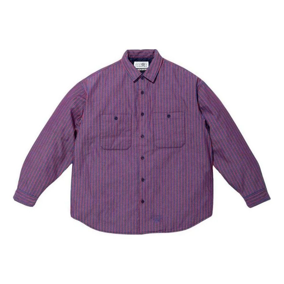Supreme x MM6 Maison Margiela Padded Shirt 'Purple' SUP-SS24-117