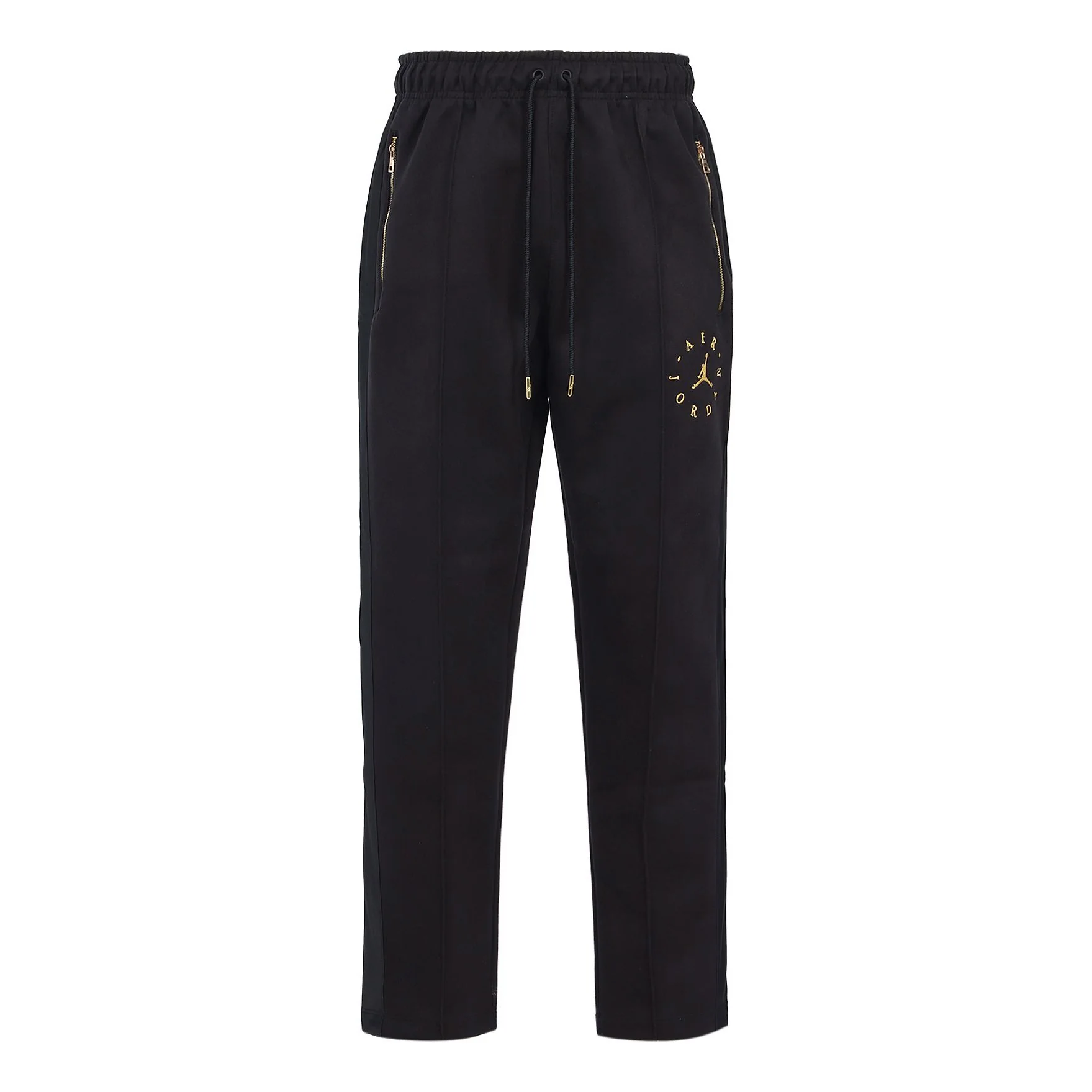 Air Jordan genuine 2019 new JORDAN REMASTERED men's suede trouser Black/Gold BQ5787-010