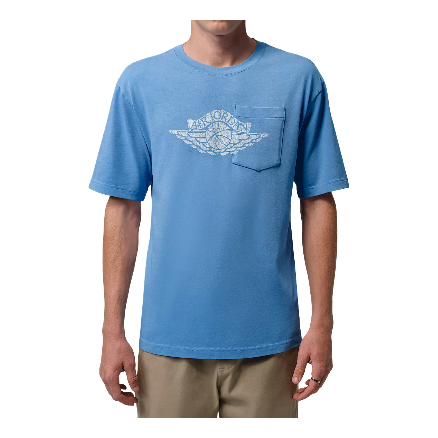 Jordan Flight Essentials Pocket T-Shirt 'Blue Beyond Sail' IO2084-489