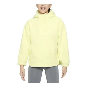 (GS) Nike High-Pile Fleece Therma-FIT Training Jacket 'Bright Green Coconut Milk' FN4783-331