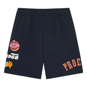 Mitchell & Ness x NBA Team Origins Fleece Short 'Phoenix Suns' PSHR4851-PSUYYPPPBLCK