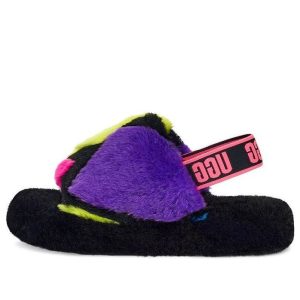(PS) UGG Fluff Yeah Party Spots 'Black' 1124924K-BLK