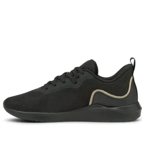 (WMNS) PUMA Softride Finesse 'Black Team Gold' 195086-02