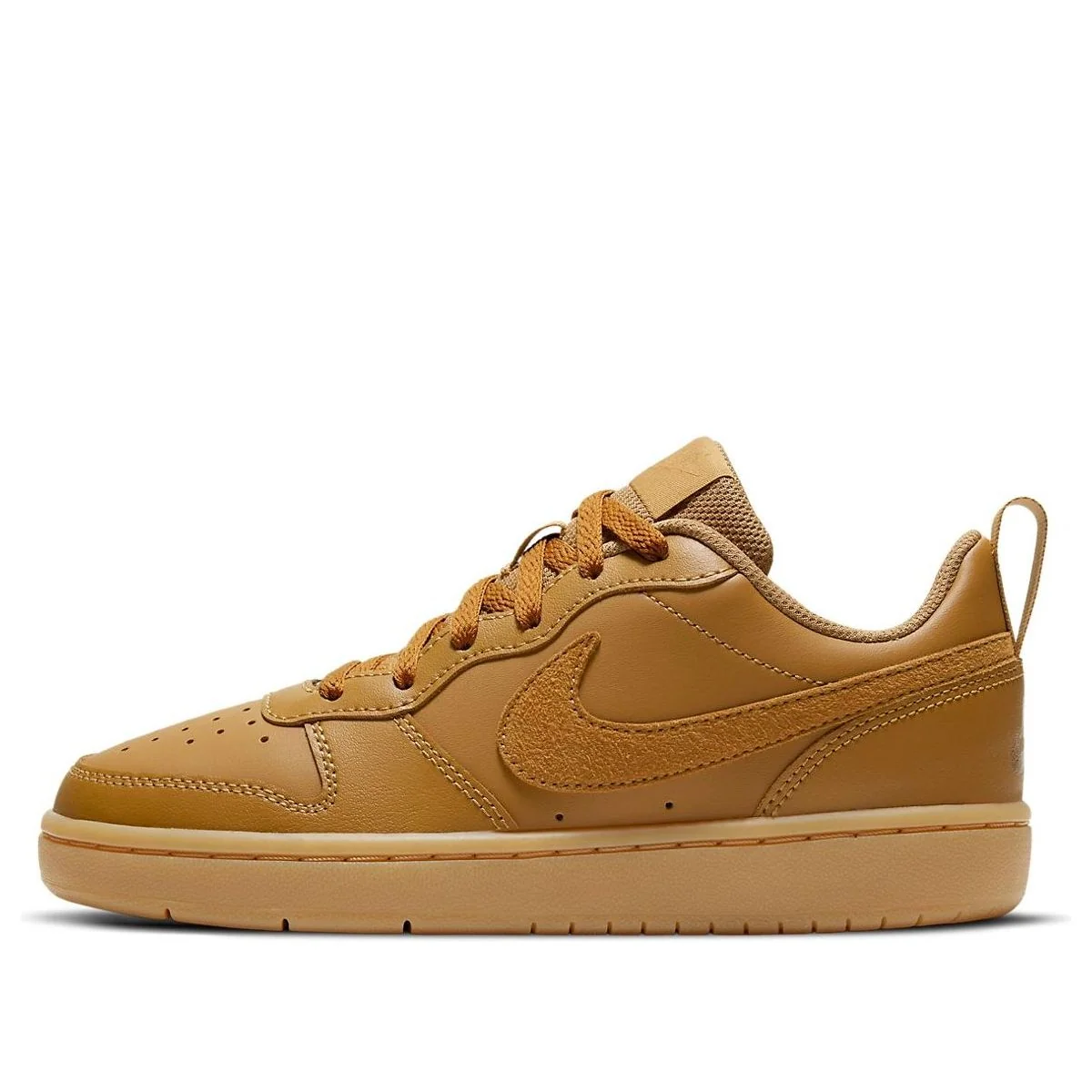 (GS) Nike Court Borough Low 2 'Wheat Brown' BQ5448-700