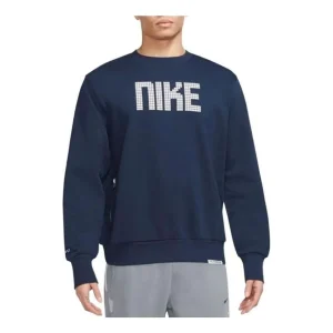 Nike Dri-FIT Standard Issue Soccer Crewneck Sweatshirt 'Blue' FD9744-410