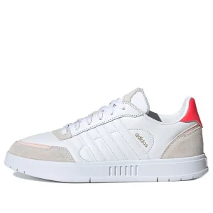 (WMNS) adidas Courtmaster 'White Signal Pink' FW9363
