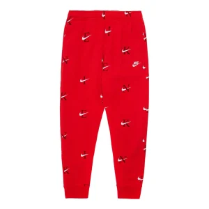 Nike Club AOP Sweatpants 'Red' DV9611-657