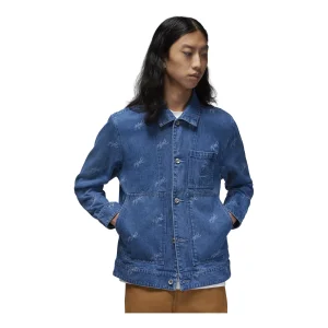 Air Jordan Flight Heritage Denim Jacket Asia Sizing 'Stone Blue' FN4650-436