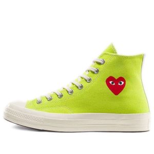 Converse x COMME des GARCONS PLAY Chuck 70 Hi 'Bright Green' 168299C