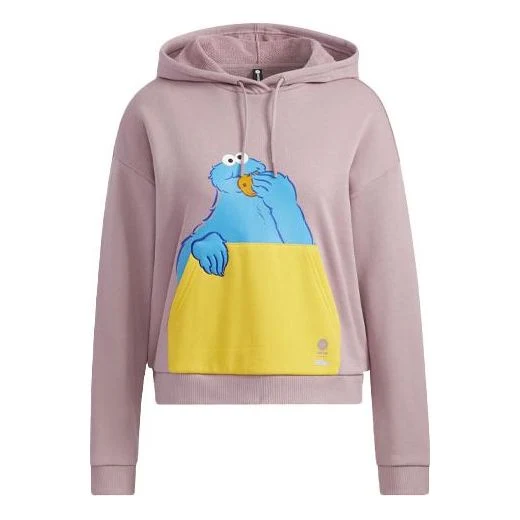 (WMNS) adidas X Sesame Street Pocket Hoodie 'Pink' HD7273