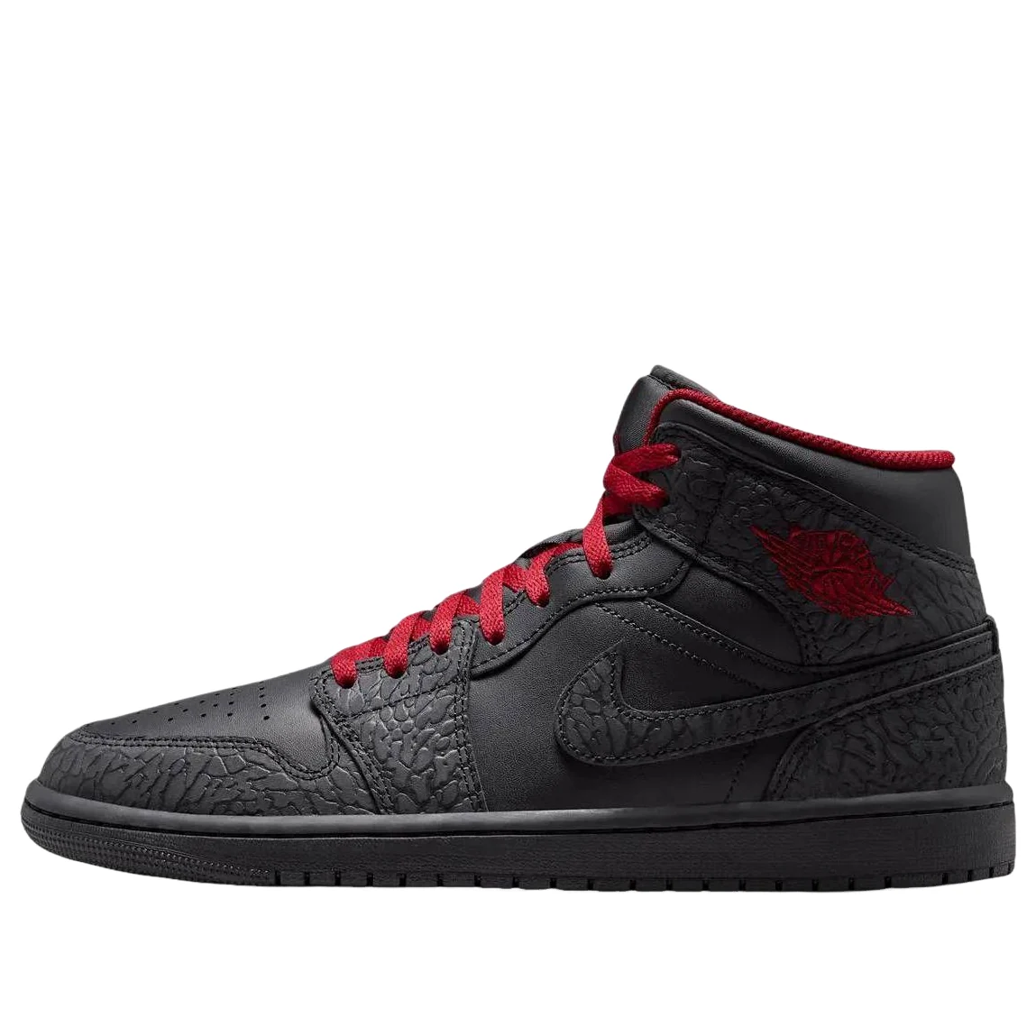 Air Jordan 1 Mid 'Elephant Prink Black Tough Red' IX3527-010