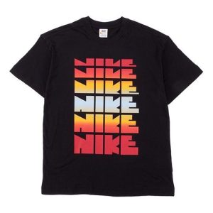 Nike Rainbow Alphabet Short Sleeve Black BV7634-010