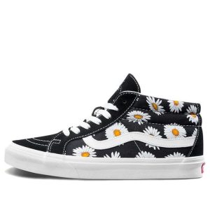 Vans SK8-Mid Flower Pattern 'Black White' VN0A391FTOZ