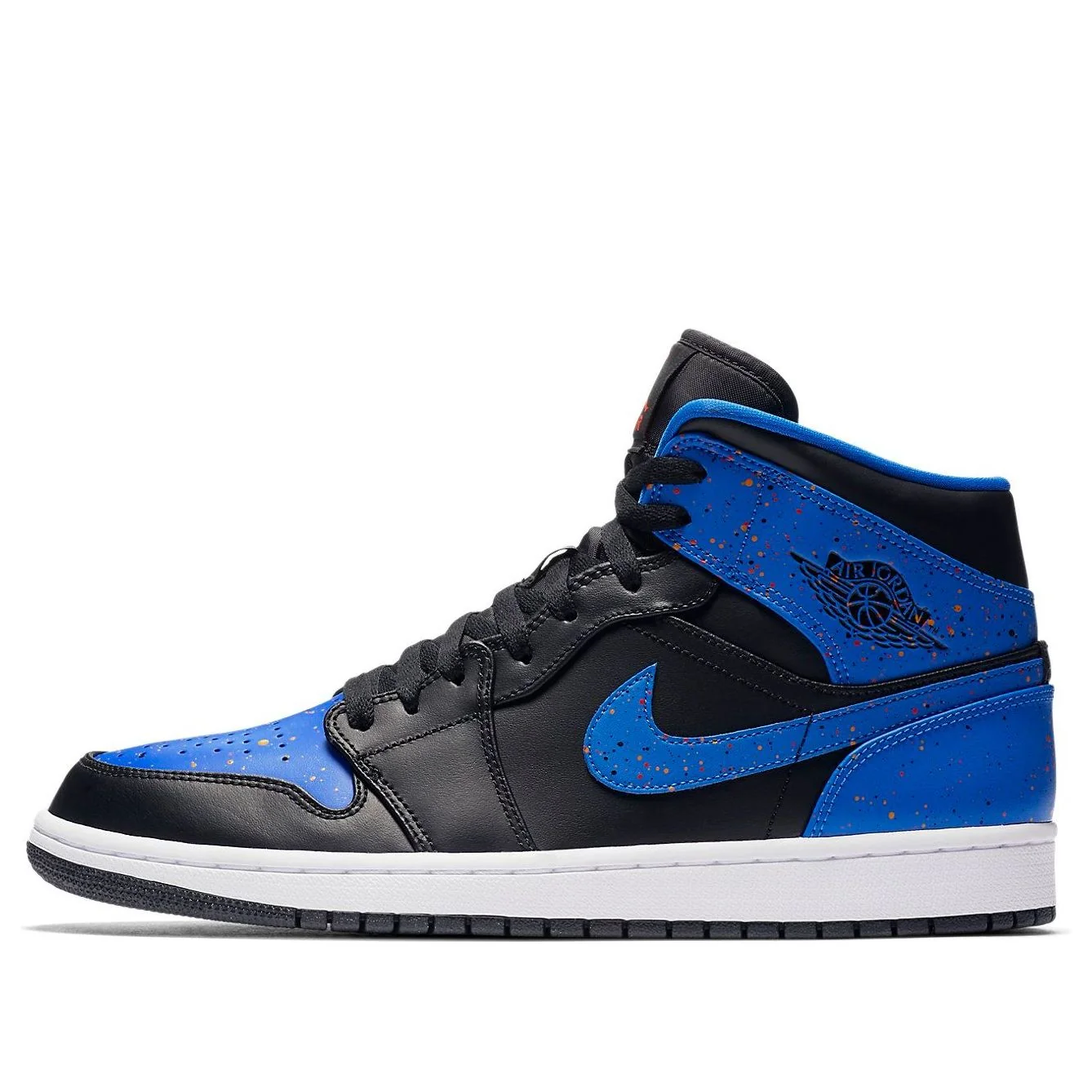 Air Jordan 1 Mid 'Royal Splatter' 554724-048