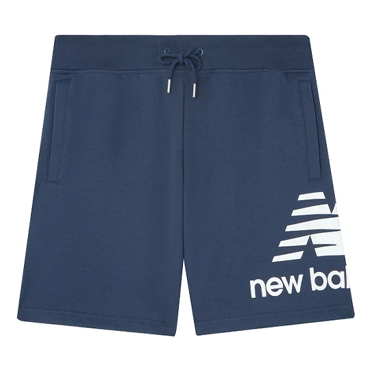New Balance Logo Print Athletic Shorts Asia Sizing 'Blue White' AMS01512-NGO