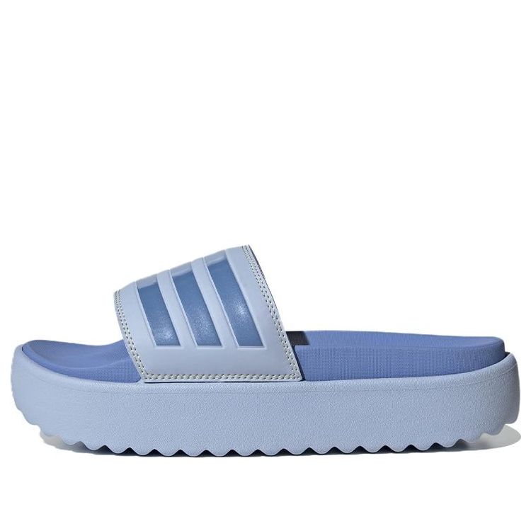 (WMNS) adidas Adilette Platform Slide 'Blue Dawn' HQ6181