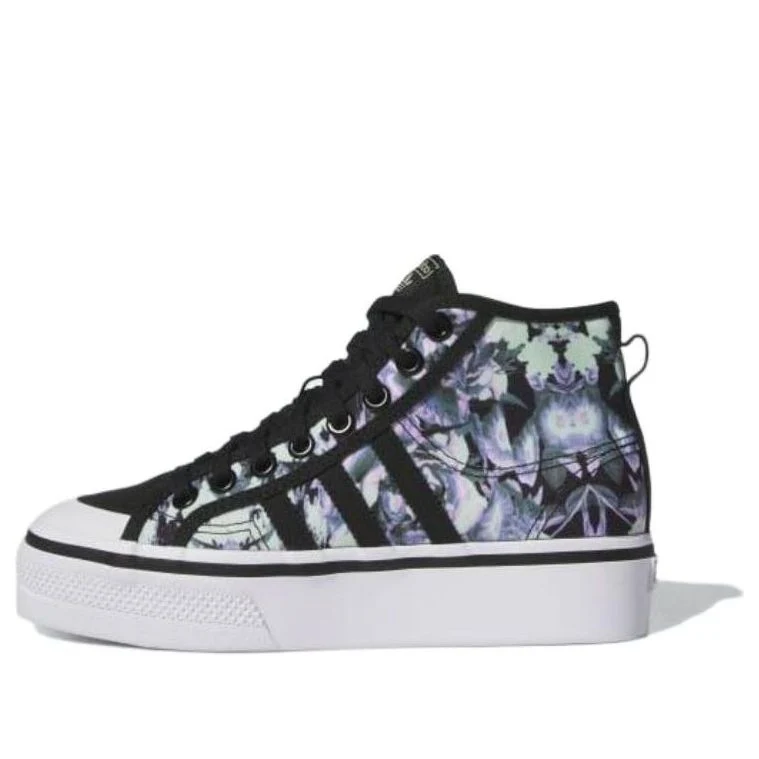 (WMNS) adidas Nizza Platform Mid 'Lilac Floral' ID7260