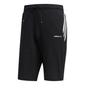 adidas neo Athleisure Casual Sports Shorts Black DZ8720