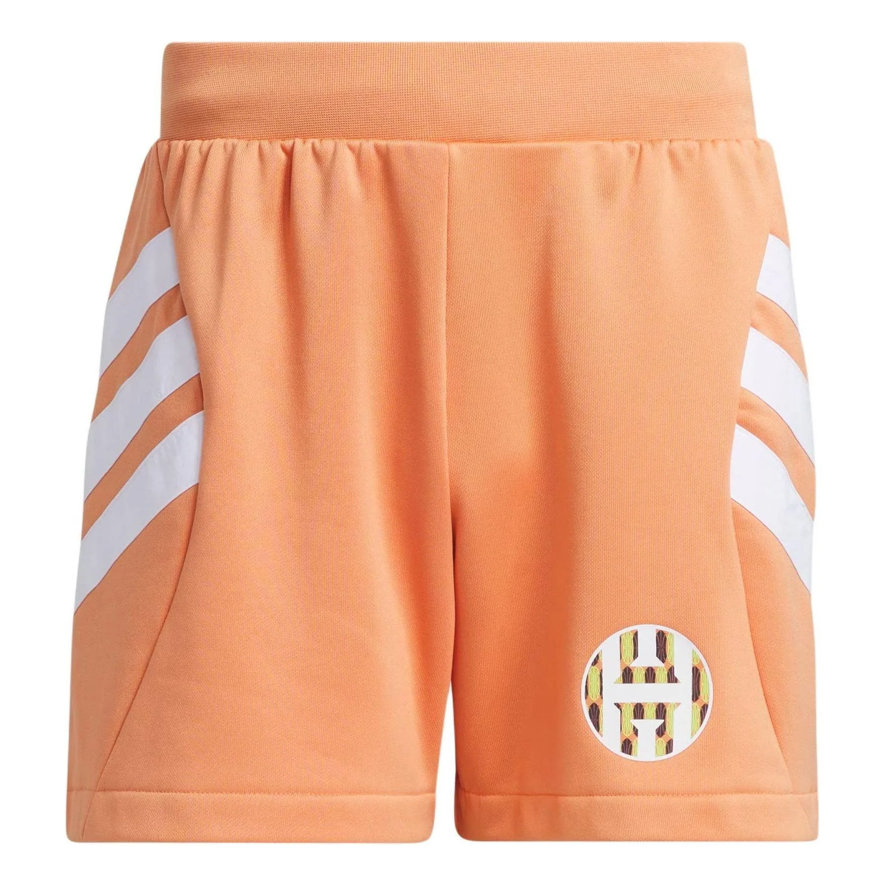 adidas Harden Graphic Shorts Asia Sizing 'Orange' IU2801