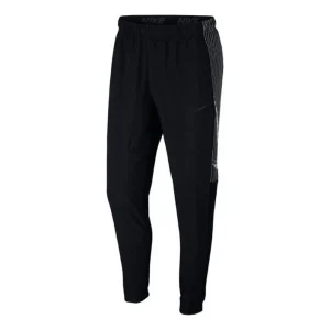 Nike Dri-FIT Quick Dry Casual Sports Long Pants Black AQ0458-010