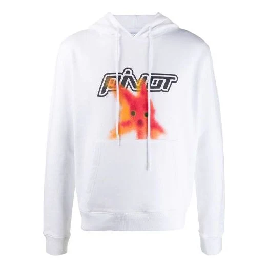 Off-White FW20 Plastic Fish Mens Logo Sweater OMBB034E20FLE0090125