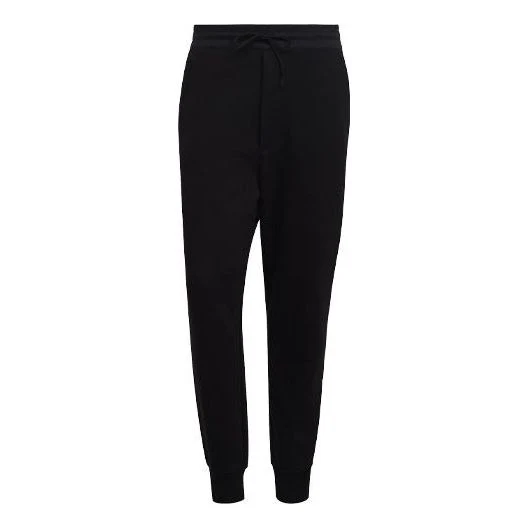 adidas Y-3 3-Stripes Terry Cuffed Pants 'Black' H16338