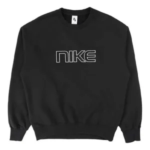 Men's Nike Alphabet Logo Round Neck Pullover Loose AV8276-010