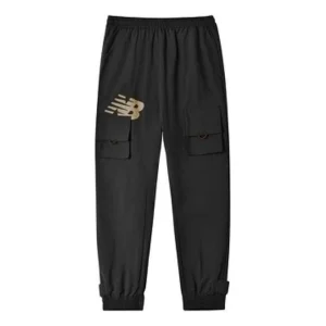 New Balance Streetwear Cargo Pants Asia Sizing 'Black' AMP12350-BK