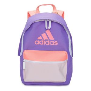 (GS) adidas Kids IF BP CL BLOCK Backpack Boy Girls Purple HE2644