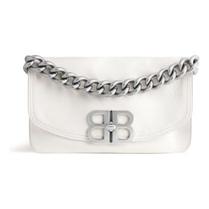 (WMNS) Balenciaga Bb Soft Small Flap Bag 'Optic White' 7485982AAIY9001