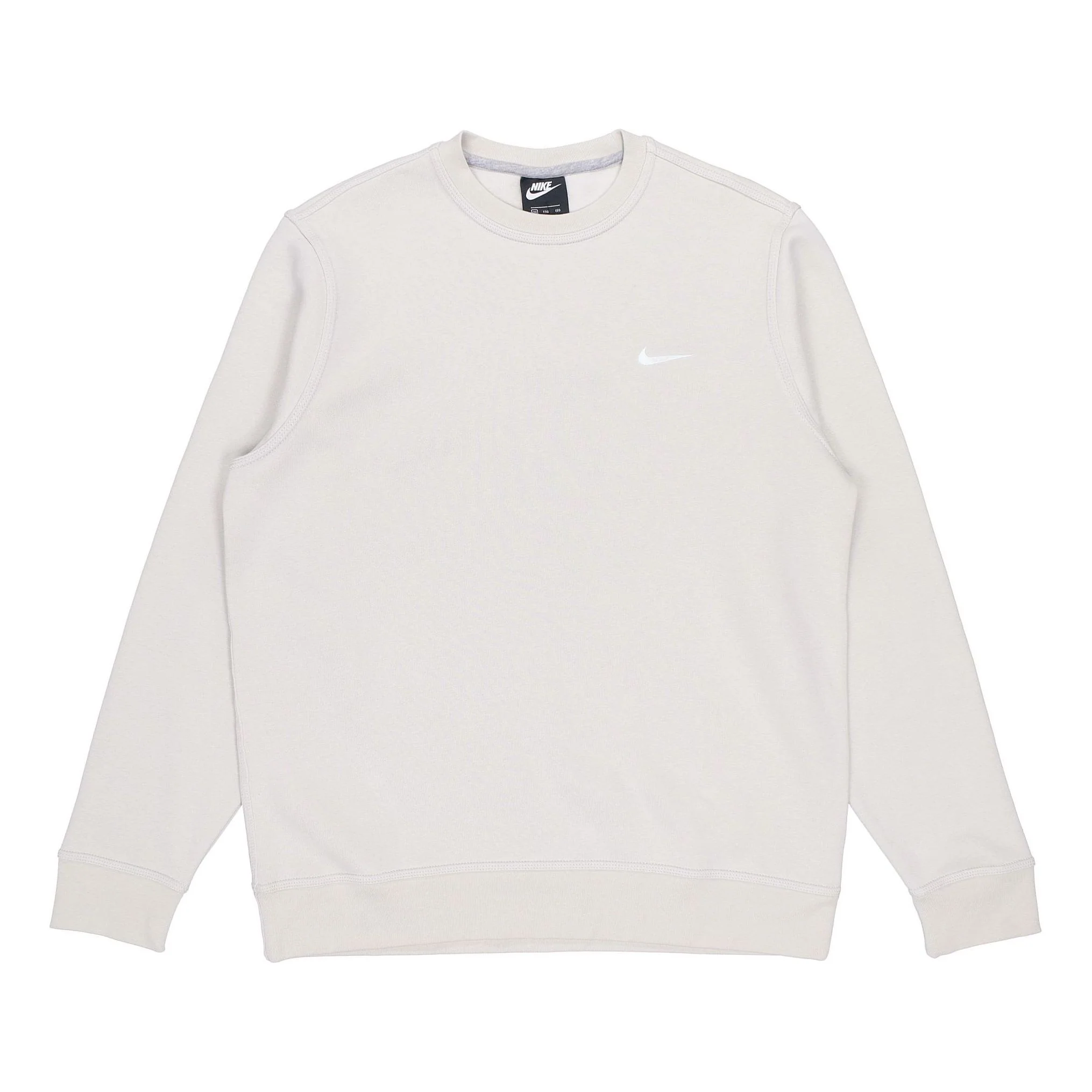 Nike Fleece Solid Color Fleece Lined Stay Warm Pullover light grey 916609-072