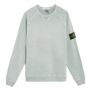 STONE ISLAND Compass Patch Long-Sleeved Sweatshirt 'Green' 781566360-V0141