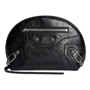 (WMNS) Balenciaga Le Cagole Small Cosmetic Pouch 'Black' 7636121VG9Y1000