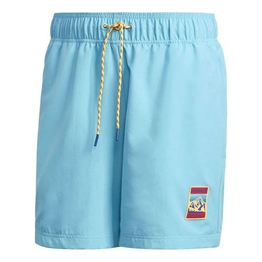 adidas originals Printing Causual Sports Ventilate Short Pant Male Blue GP1124