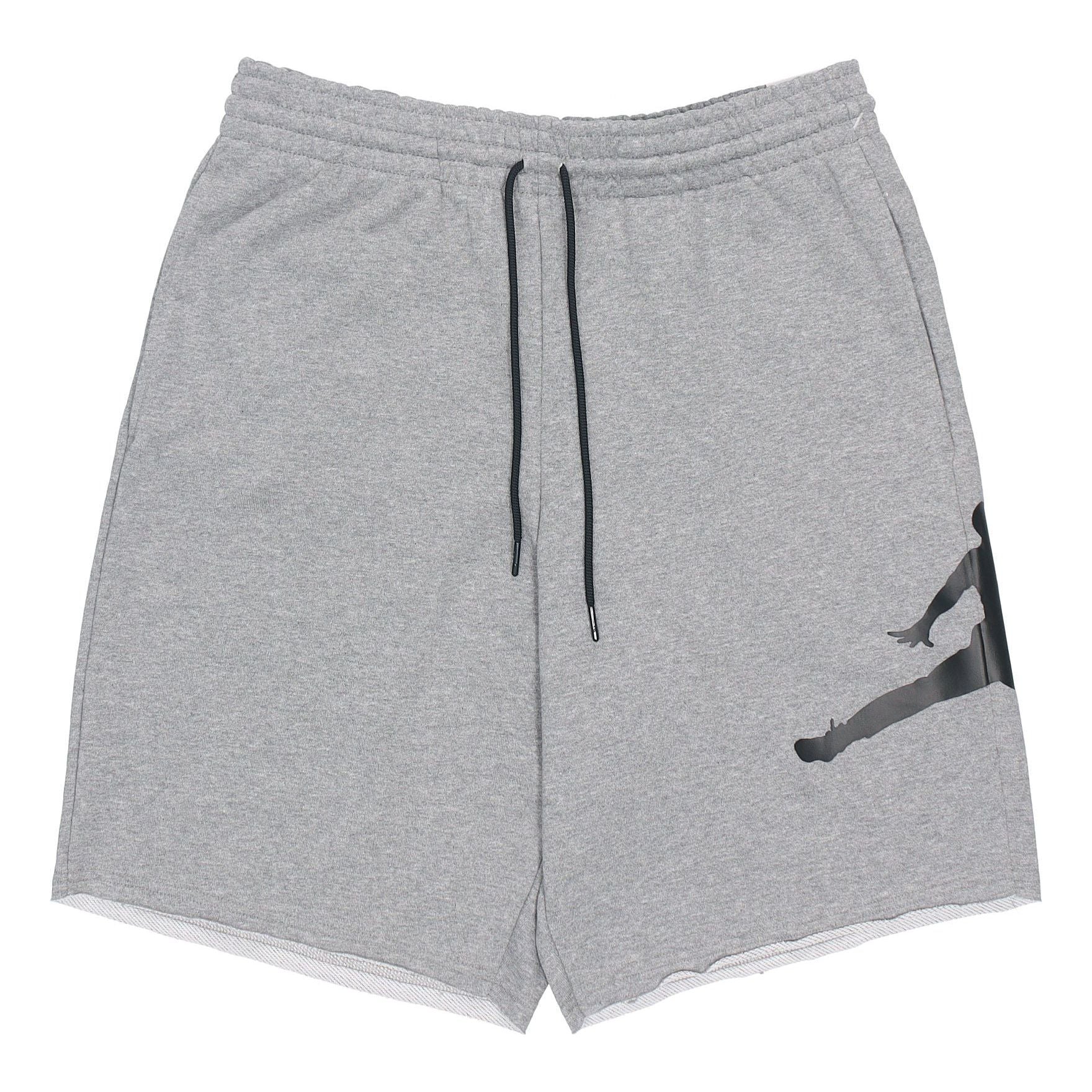 Air Jordan Jumpman Logo Printing Knit Short Pant Male Grey DD2324-091