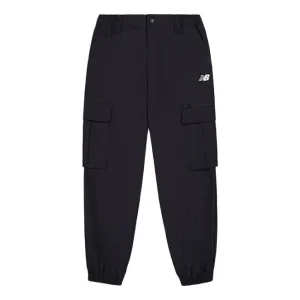 New Balance NB Small Logo Woven Track Pants Asia Sizing 'Black' NTE22071-BK
