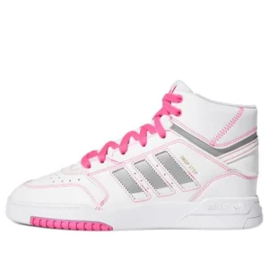 (WMNS) adidas originals Drop Step 'White Pink Gray' FV4883