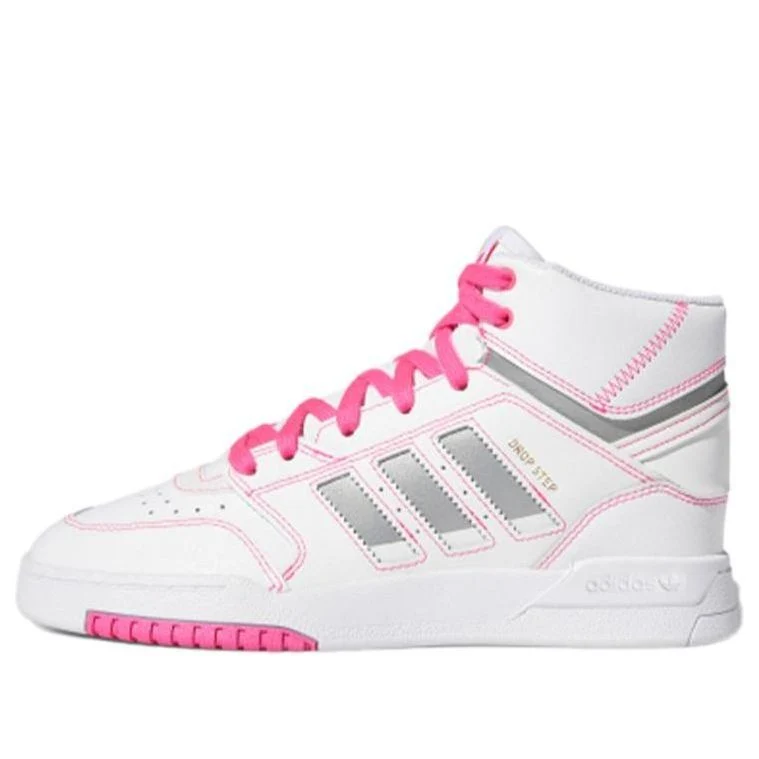 (WMNS) adidas originals Drop Step 'White Pink Gray' FV4883