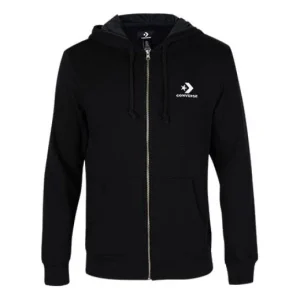 Converse Star Chevron Full Zip Hoodie Asia Sizing 'Black' 10008925-A01