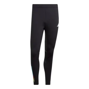 adidas Slim Fit  Mid Waist Sports Pants Men's Black HC1414